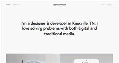 Desktop Screenshot of drewbowman.com